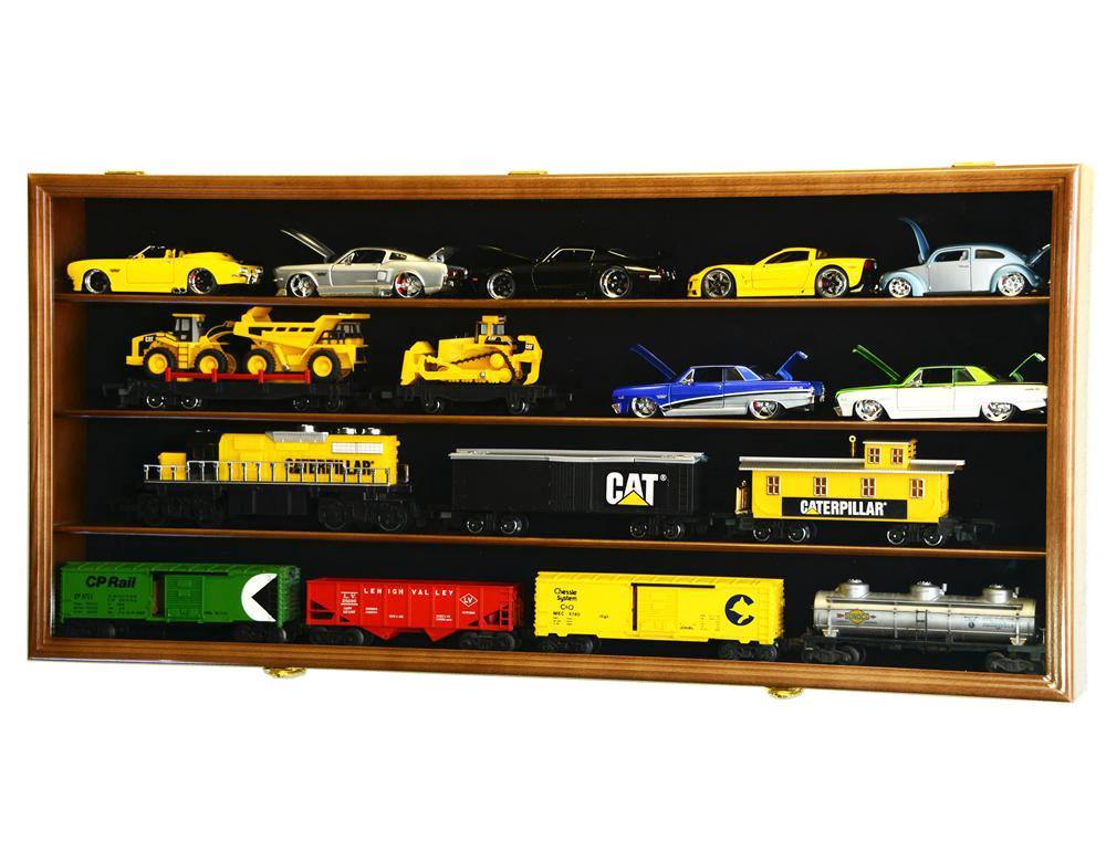 O Scale Train Display Case Cabinet Vitrina para Trenes Escala O