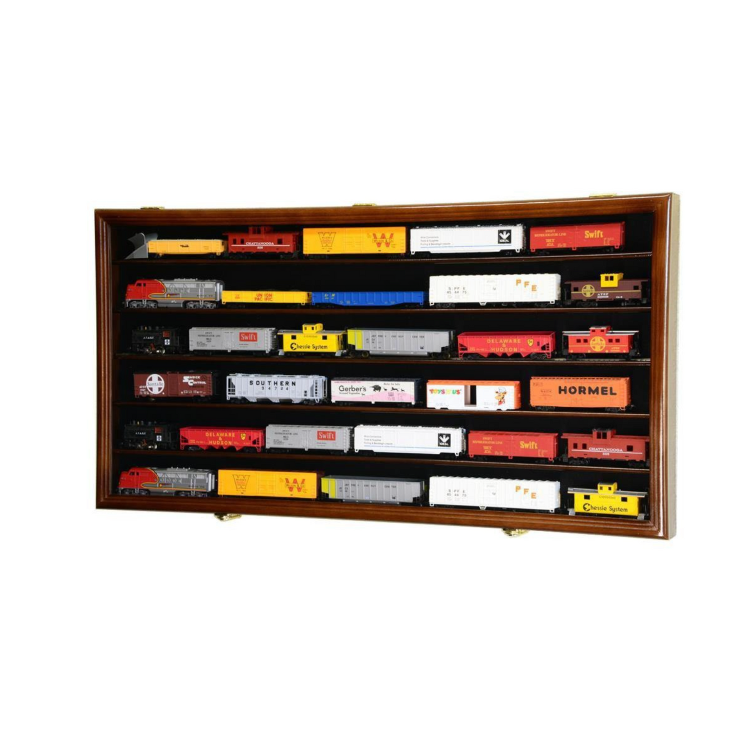 HO Scale Train Display Case Cabinet Vitrina Para Trenes Escala HO