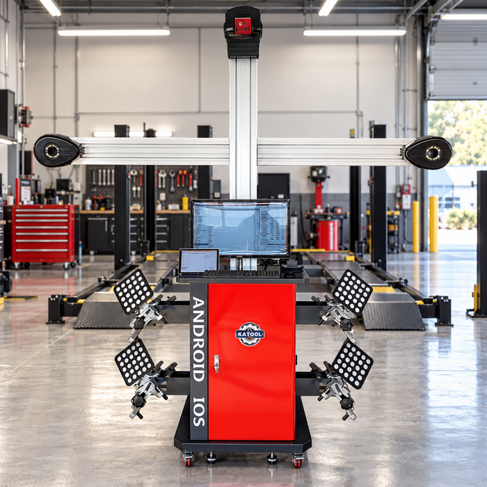 Katool KT AV9 Pro Full Automatic 3D Wheel Alignment Machine 5MP Camera