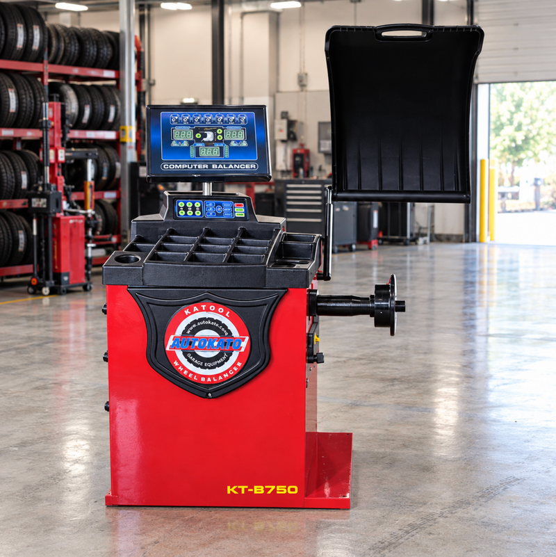 Katool KT B750 Precision Wheel Balancer 1g Accuracy 30in Rim Capacity
