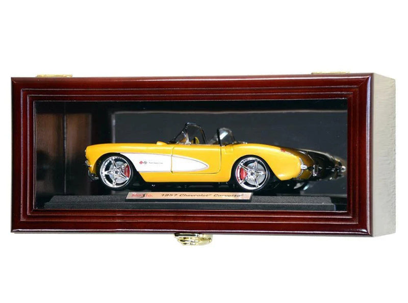 Single 1/18 Scale Diecast Model Car Display Case with UV Protection
