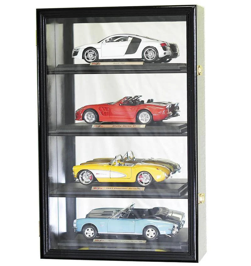 Small 1/18 Scale Diecast Display Case Cabinet | UV Protection