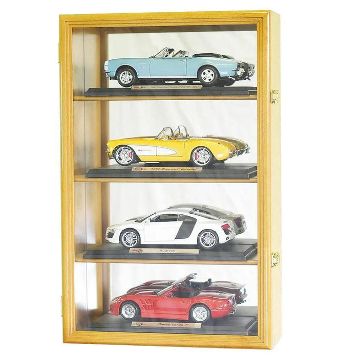 Small 1/18 Scale Diecast Display Case Cabinet | UV Protection