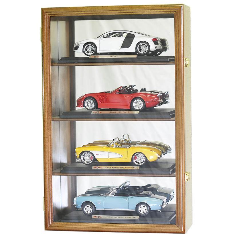 Small 1/18 Scale Diecast Display Case Cabinet | UV Protection