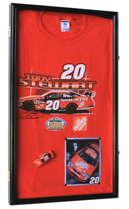 Small Jersey Display Case Cabinet Shadowbox