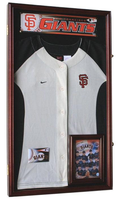 Small Jersey Display Case Cabinet Shadowbox
