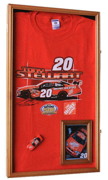 Small Jersey Display Case Cabinet Shadowbox