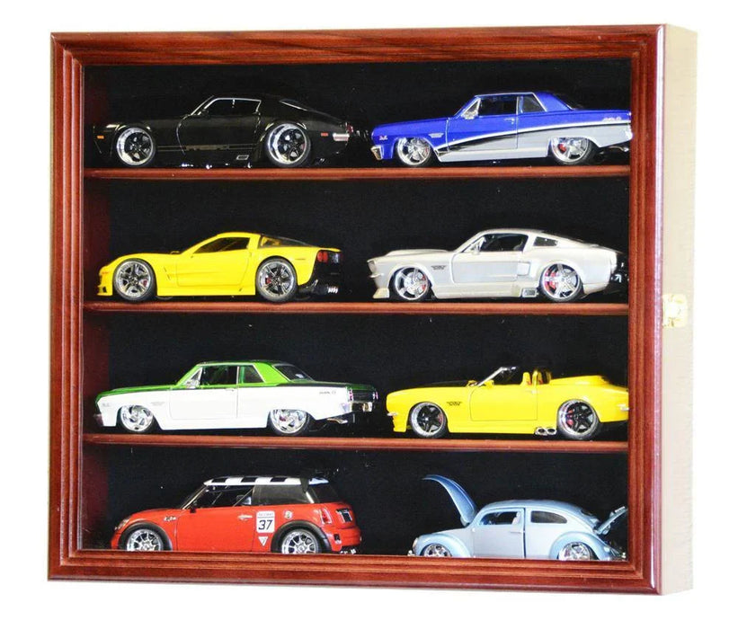 Small 1/24 Scale Diecast Car Display Case Cabinet | UV Protection