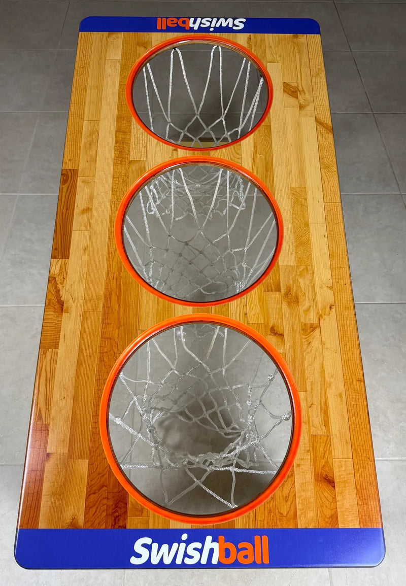 Swishball – Basketball Cornhole Game | Outdoor Backyard Basketball Shooting Game Set