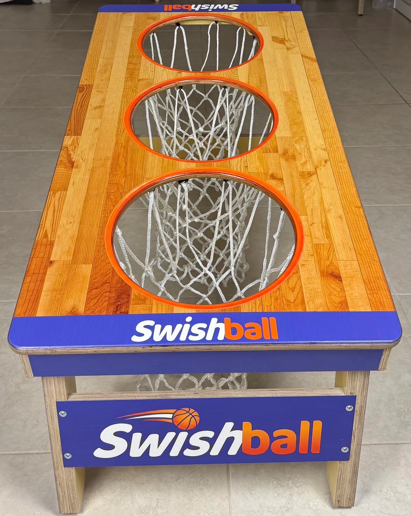 Swishball – Basketball Cornhole Game | Outdoor Backyard Basketball Shooting Game Set