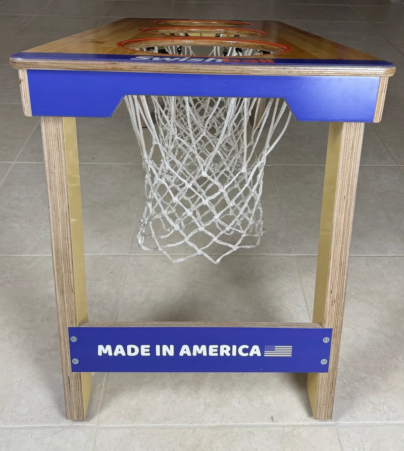 Swishball – Basketball Cornhole Game | Outdoor Backyard Basketball Shooting Game Set