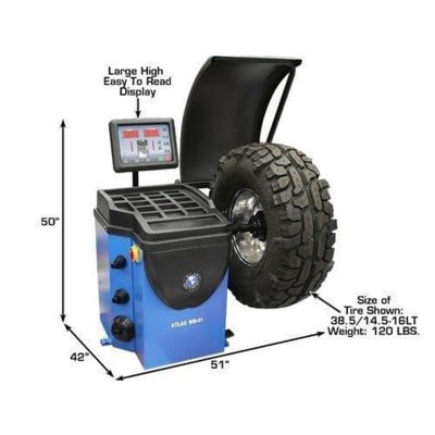 Atlas TC289 and WB41 Tire Changer Wheel Balancer Combo Package 110V