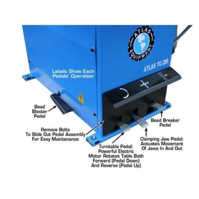 Atlas TC289 and WB41 Tire Changer Wheel Balancer Combo Package 110V