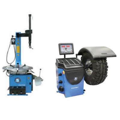 Atlas TC289 and WB41 Tire Changer Wheel Balancer Combo Package 110V
