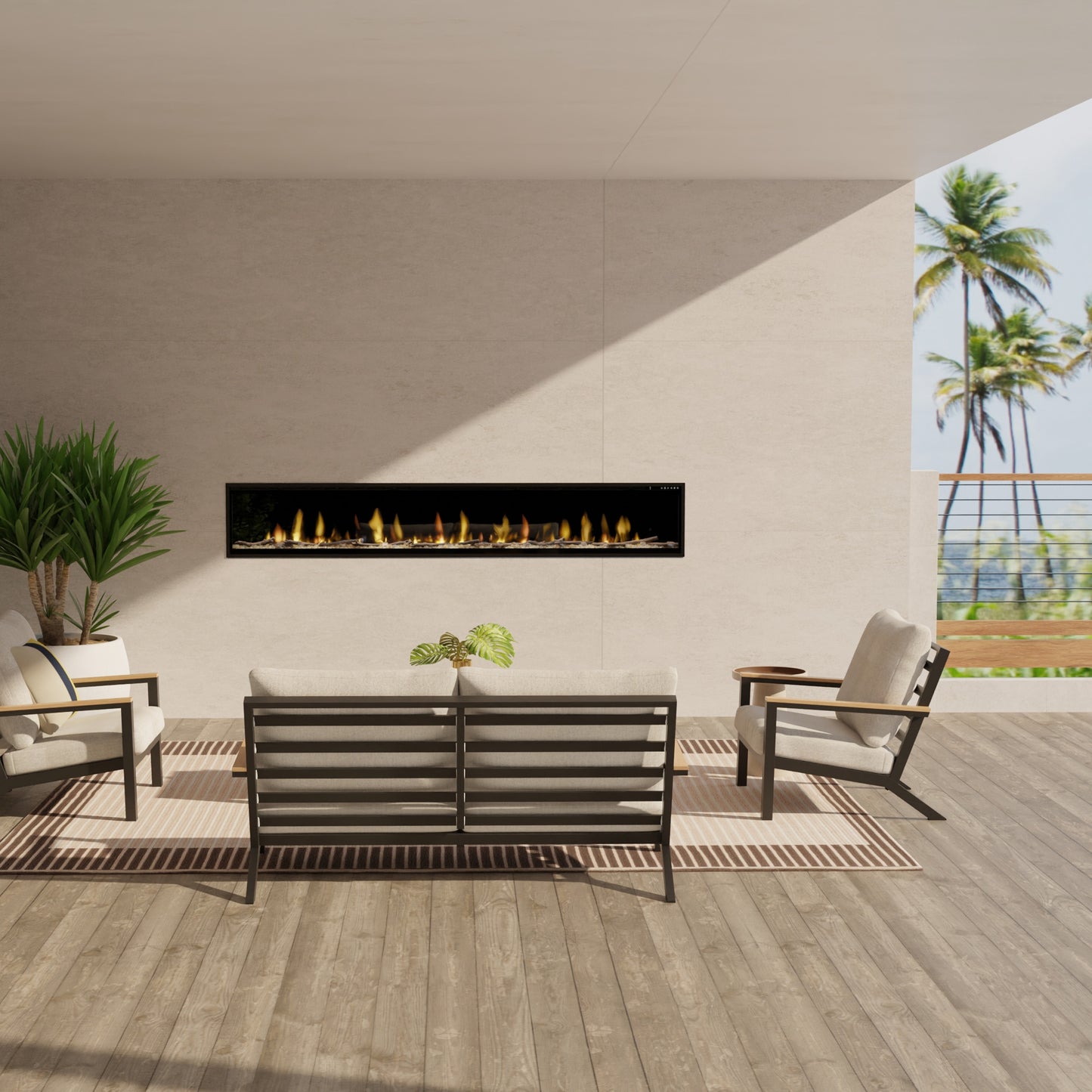 Dimplex IgniteXL Built-in Linear Electric Fireplace - Multi-Fire XD flame technology - 1,000 SQ FT
