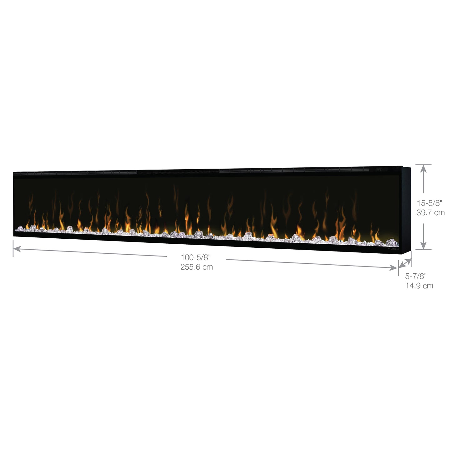 Dimplex IgniteXL Built-in Linear Electric Fireplace - Multi-Fire XD flame technology - 1,000 SQ FT