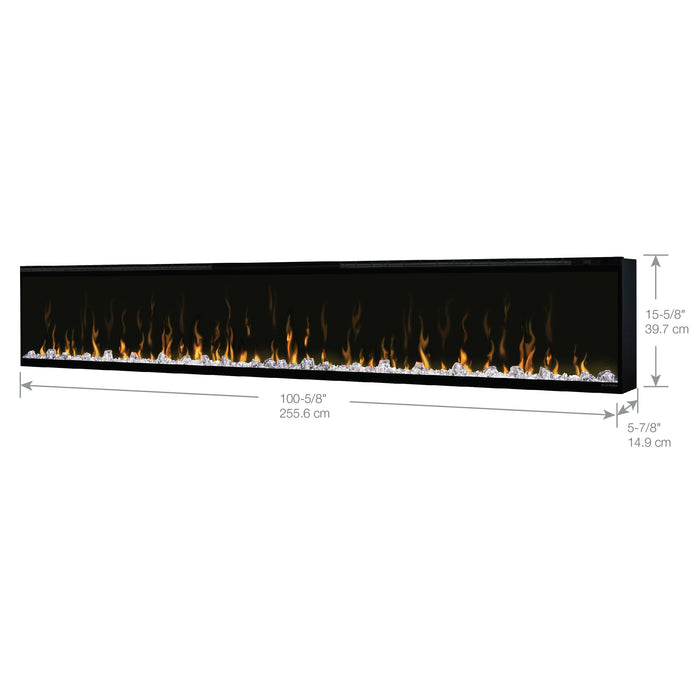 Dimplex IgniteXL Built-in Linear Electric Fireplace - Multi-Fire XD flame technology - 1,000 SQ FT