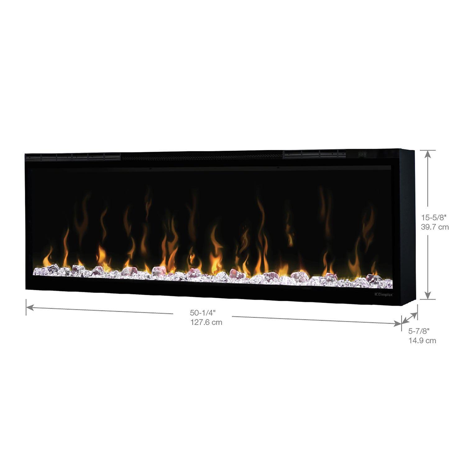 Dimplex IgniteXL Built-in Linear Electric Fireplace - Multi-Fire XD flame technology - 1,000 SQ FT