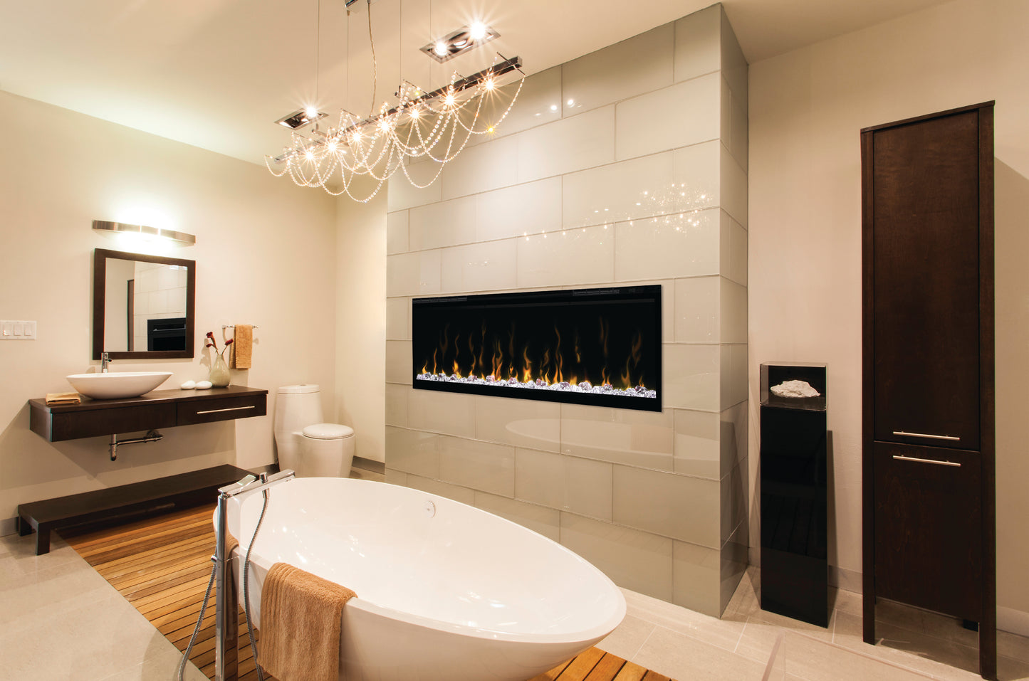 Dimplex IgniteXL Built-in Linear Electric Fireplace - Multi-Fire XD flame technology - 1,000 SQ FT