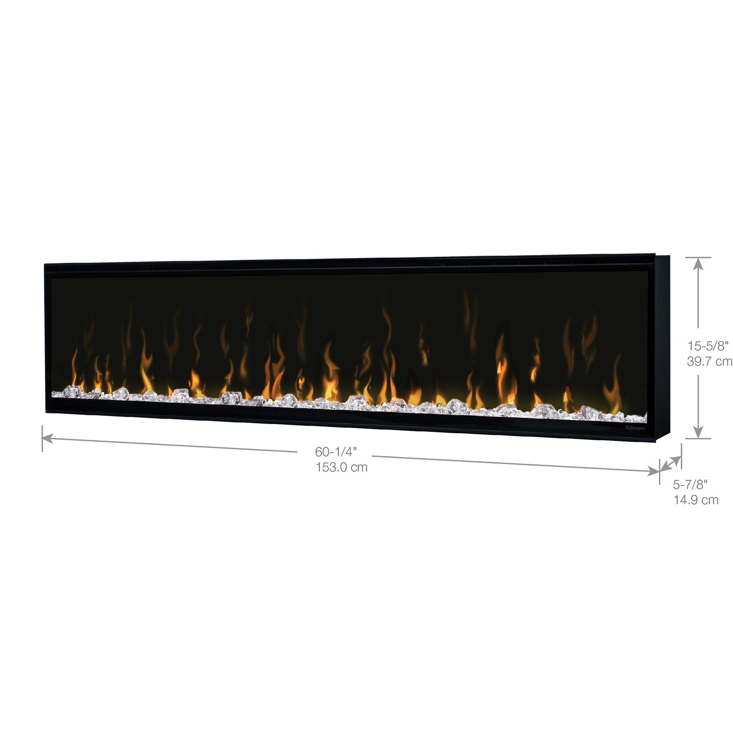 Dimplex IgniteXL Built-in Linear Electric Fireplace - Multi-Fire XD flame technology - 1,000 SQ FT