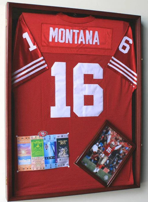 XL Jersey Display Case Cabinet Shadowbox