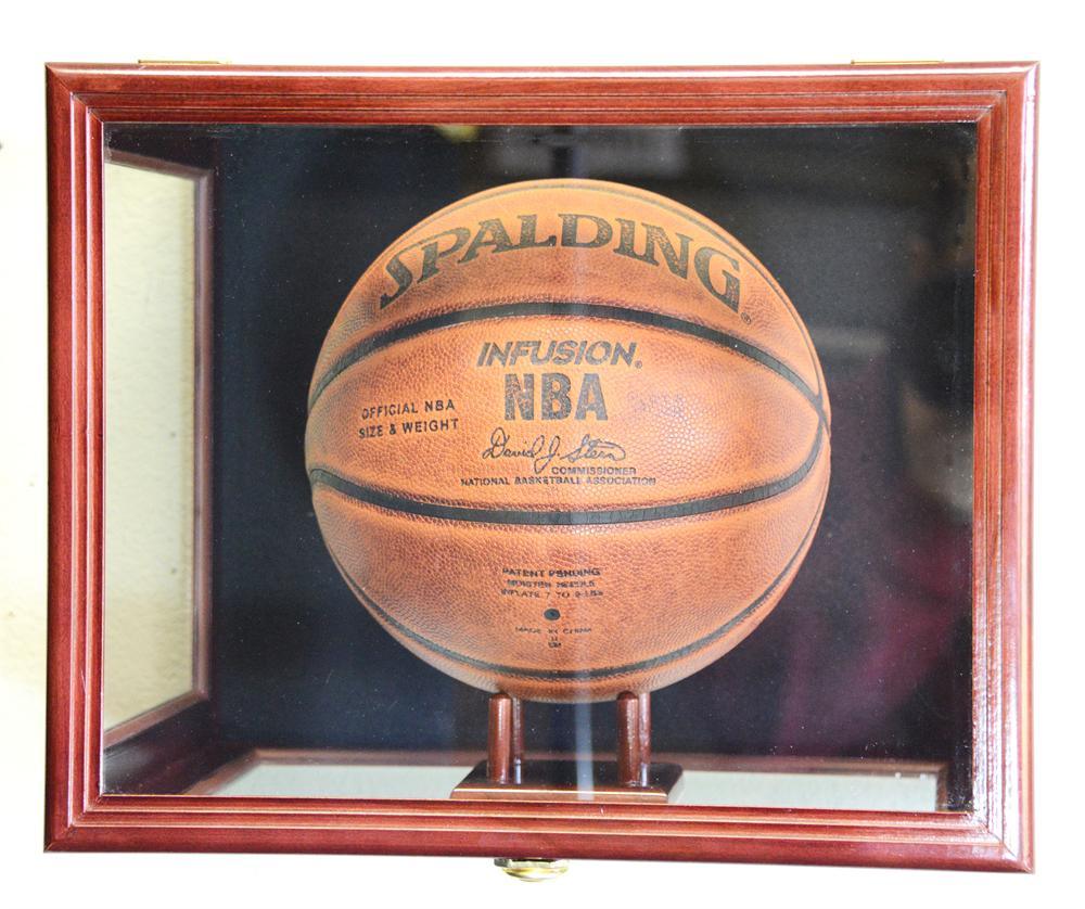 Basketball Display Case Wall Mount & Free Standing UV Protection