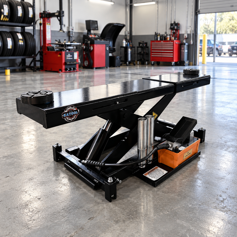 Katool Hydraulic Rolling Bridge Jack 4 Post Lift KT-RJ70 7000 lb Air