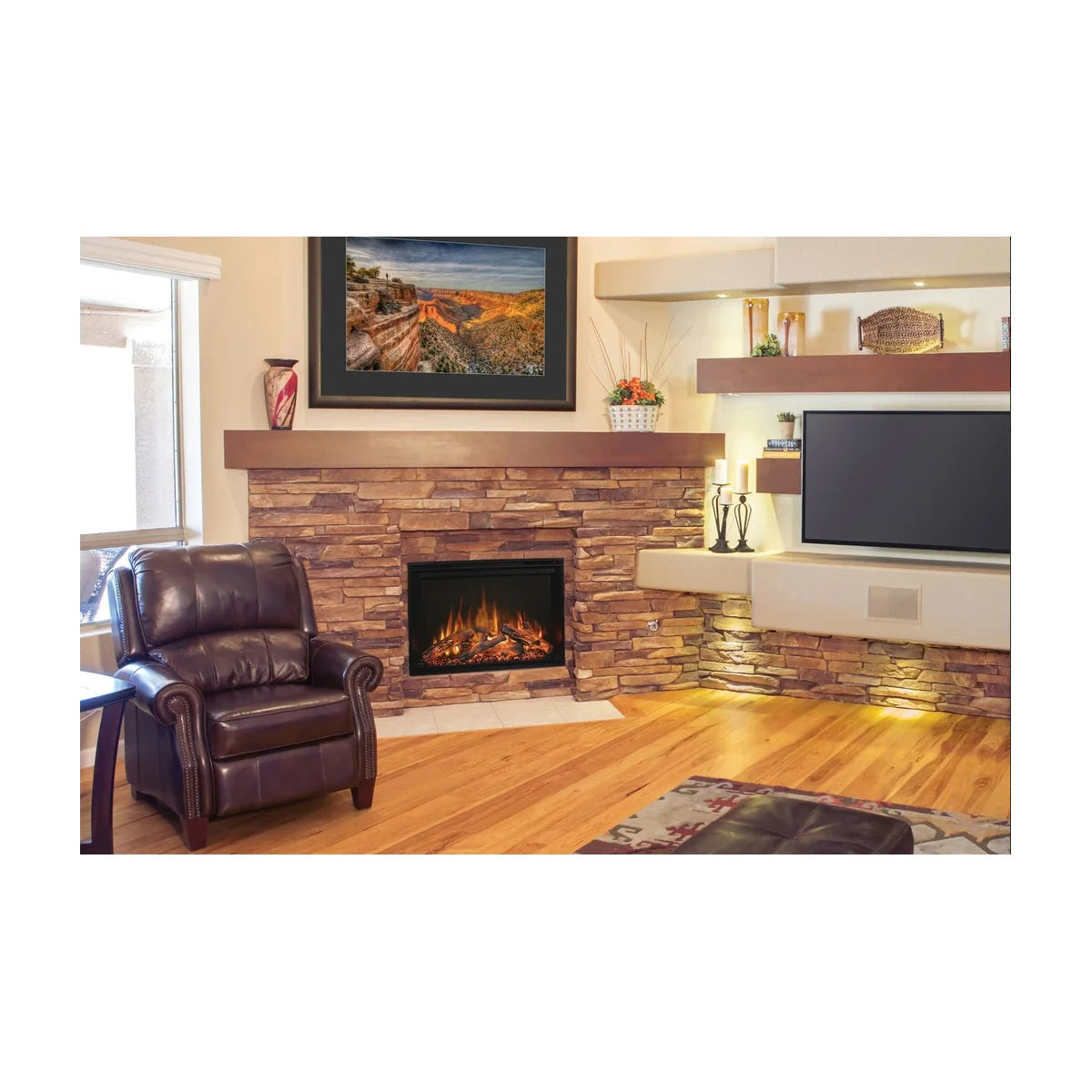 Modern Flames Redstone Built-In Electric Fireplace Insert