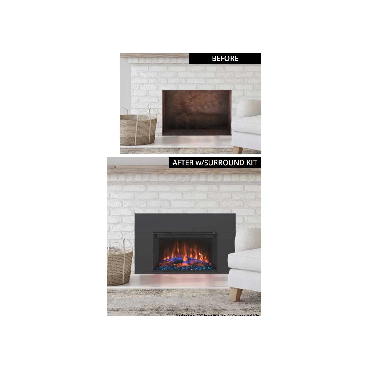 Modern Flames Redstone Built-In Electric Fireplace Insert
