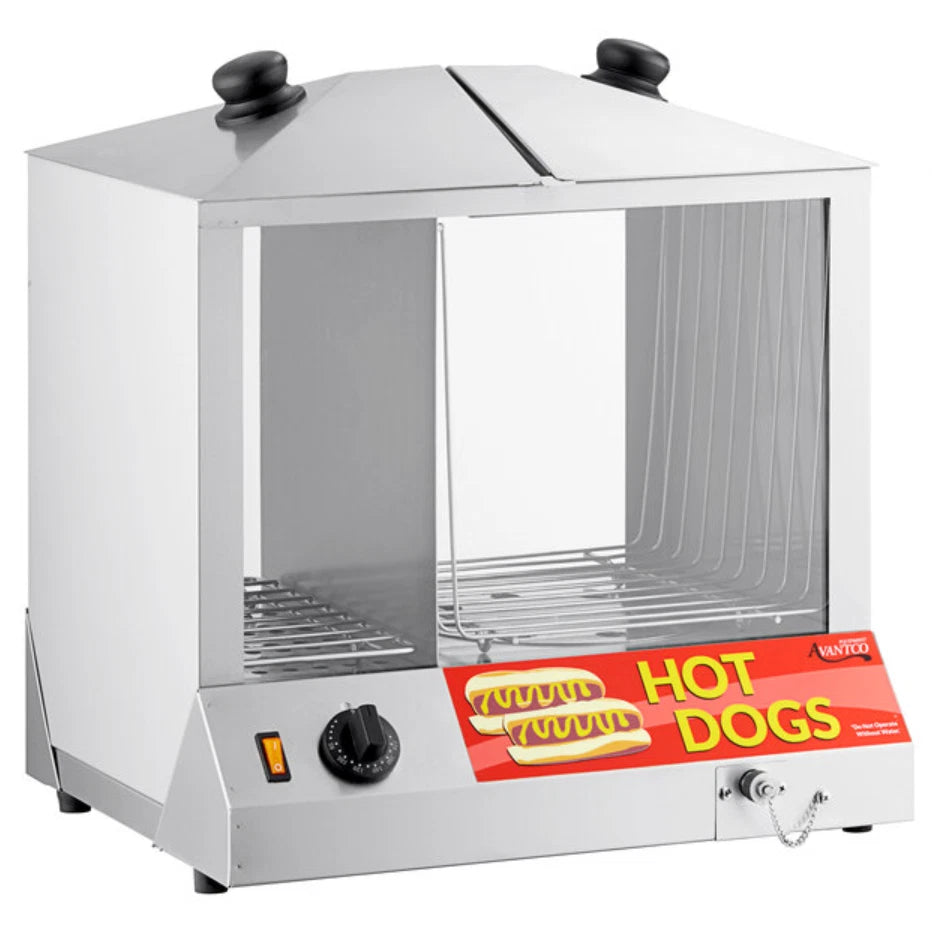Commercial Catering Hot Dog Steamer Warmer Cooker Machine Bun Food Electric 120V